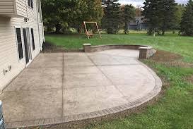 Paver patio installation